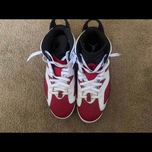 Air Jordan carmine 6’s